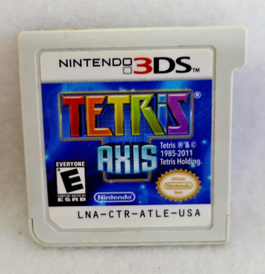 Tetris Axis (Nintendo 3DS) Cartridge ONLY - Tested & Working!