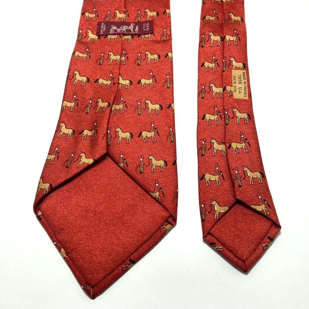 【Excellent Condition】Hermes Small Pattern Tie – H… - image 4