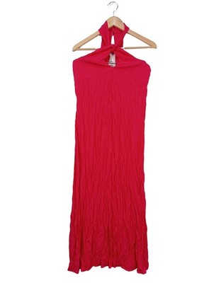 SISLEY Sommerkleid Damen Kleid Gr. DE 40 rot Casual-Look
