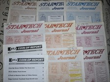 Startech Journal Manual Lot Various *10 Issues* Pinball Jukebox Arcade