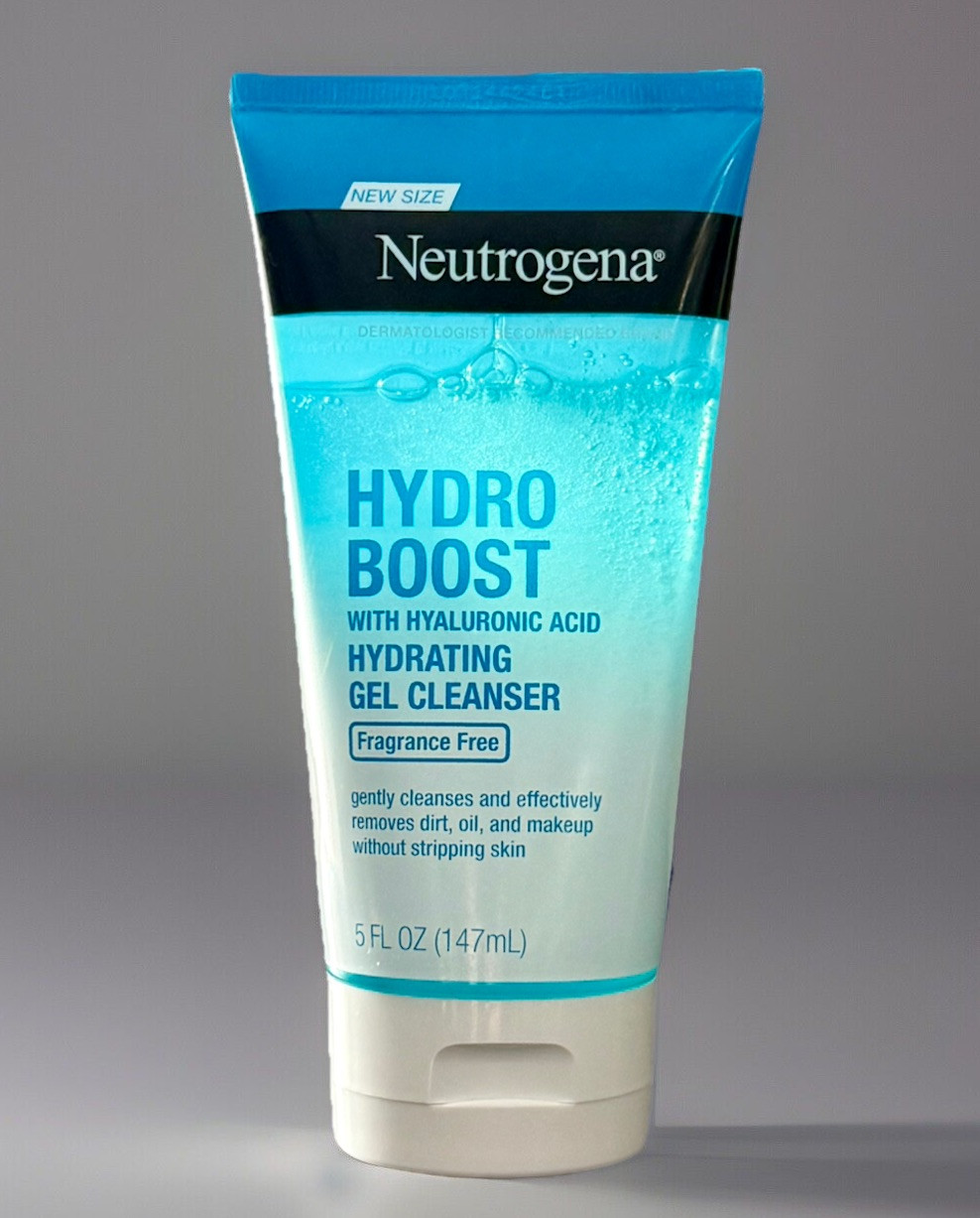 Neutrogena Hydro Boost Fragrance-Free Hydrating Gel Cleanser with Hyaluronic Acid 5oz
