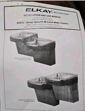 Elkay EZSTL8LC Wall Mount Bi Level Indoor Drinking Fountains- Refrigerated