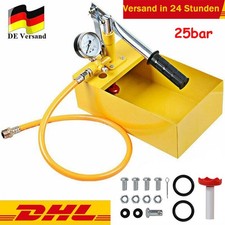 Abdrückpumpe Prüfpumpe Befüllpumpe Solar 25Bar Füllpumpe Heizung Manuell Pumpe
