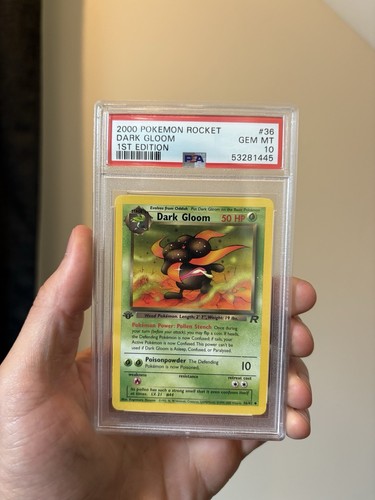 Pokemon Dark Gloom Team Rocket 1st Edition #36 PSA 10 Gem Mint 🔥🔥