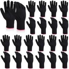 Suhine 20 Pcs Professional Heat Resistant about 8.66 x 4.92 inches, Black