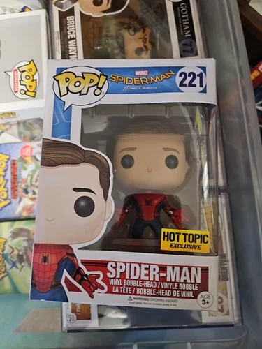 Funko Pop Spider-Man Unmasked Hot Topic Exclusive