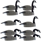 Canada Goose Decoy Shell x10 Flocked Geese Shooting Half Body Hunting