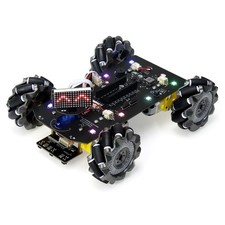Mecanum Wheel Car Kit for Raspberry Pi Pico Not Included Compatible with A...