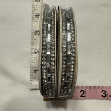 Merchant 41 Iron On Trim Crystal Silver