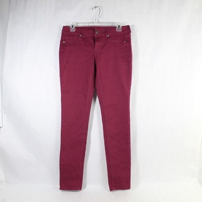 Maurices Damen Größe 8 SR Lila Gerade Beinform 5-Taschen Hose Gute Zustand