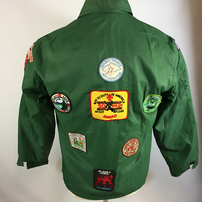 Vintage 60s 70s BSA Boy Scouts Eagle Patch Jacket California Mt Diablo Herms 171