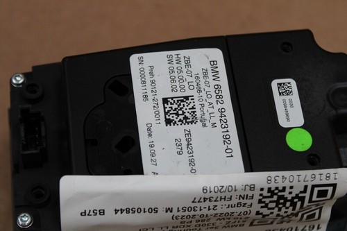 BMW 3er 3 M3 G21 G20 G2x idrive Controller Touch Interruttore 6582 9423192 01 - Picture 3 of 3