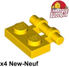 Lego 4X Plate Modified 1X2 Handle On Side Yellow 2540 New