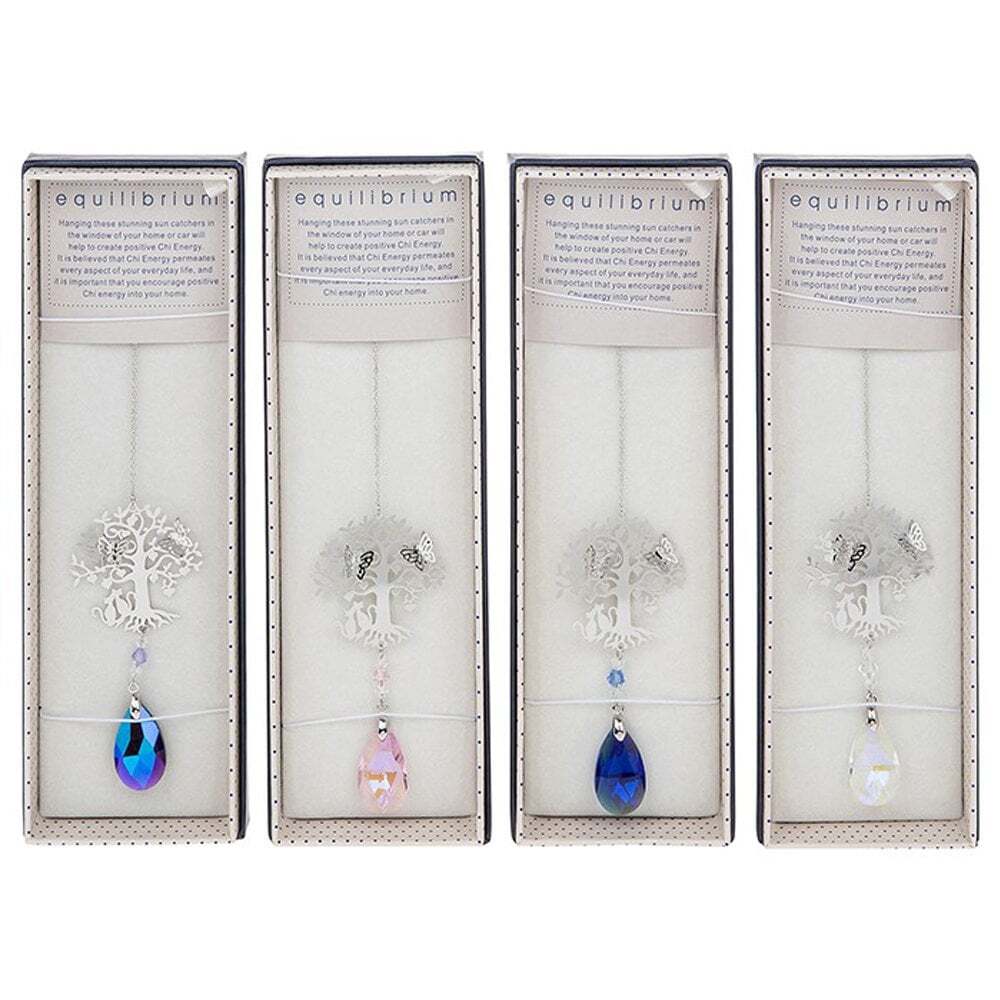 Equilibrium 3D Tree Cats Suncatchers - One of 4 Assorted Colours 274990
