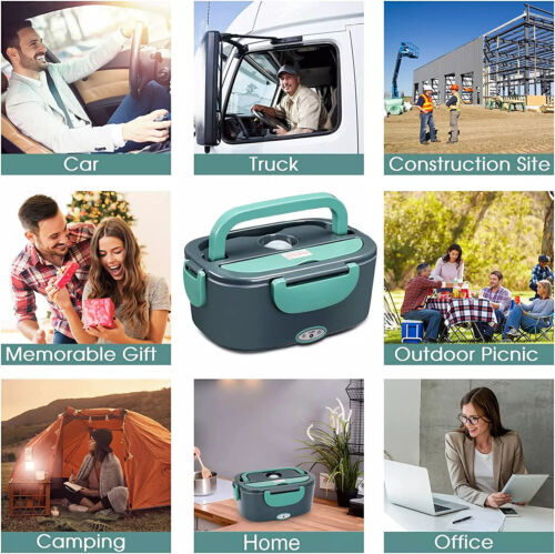110V Portable Electric Heating Lunch Box Food Warmer Container with 60W Power - Picture 12 of 13
