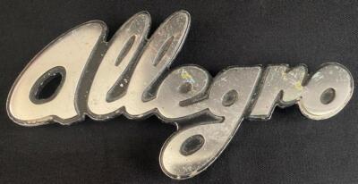 AUSTIN ALLEGRO ALUMINIUM SCHRIFT AUTO ABZEICHEN EMBLEM ABZEICHEN