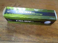 Nike Crush Extreme Golf Balls Green 1 Sleeve 4 Pack LOGO Hotel Vandivort NIB
