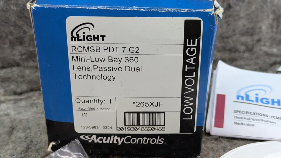 🔥New🔥Acuity Controls nLight RCMSB PDT 7 G2 Mini Low Bay 360 Lens Sensor 265XJF - Image 2 of 4