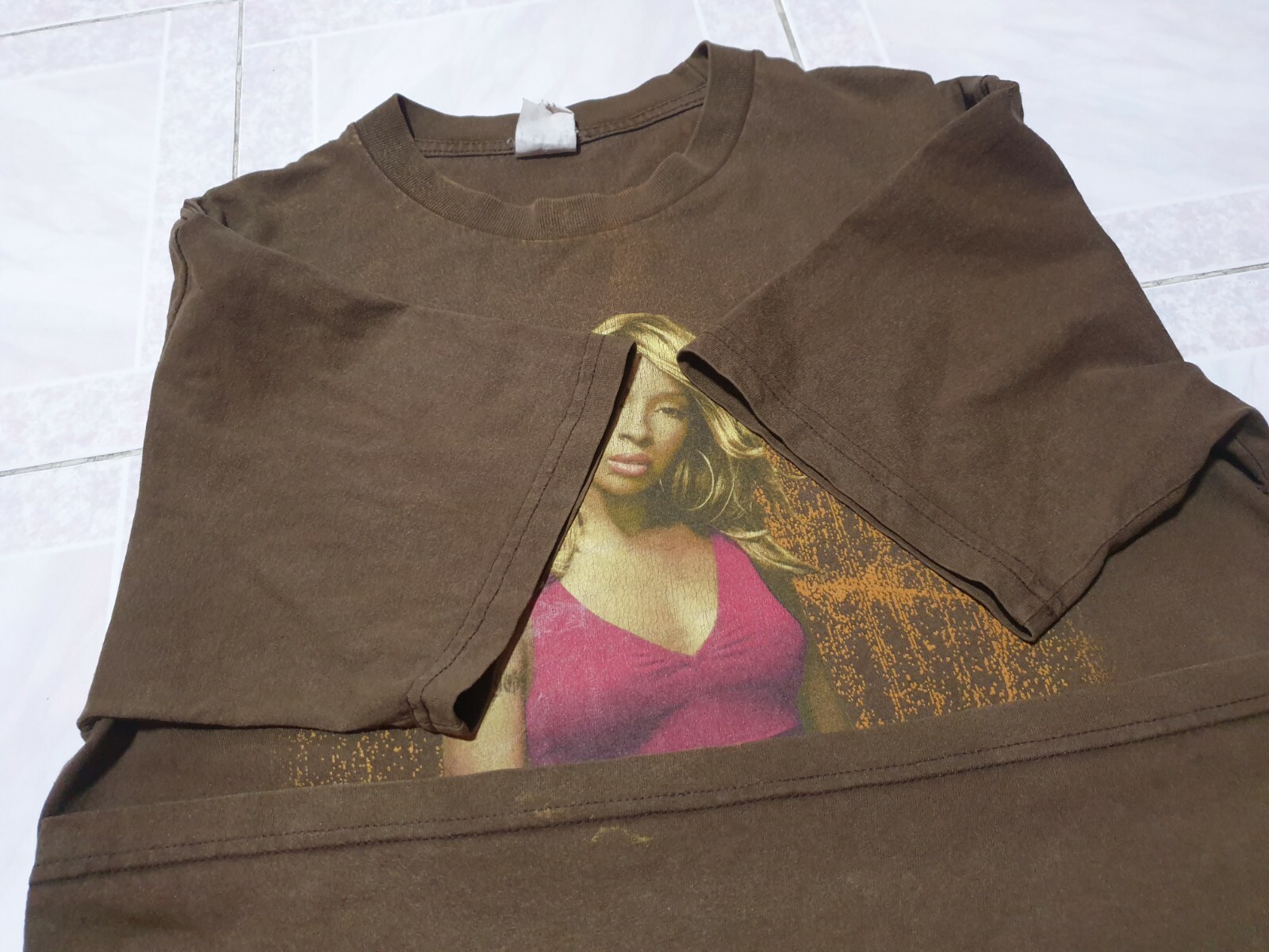 Rare Vintage Mary J Blige Love & Life Tour T Shirt Hip hop Rap