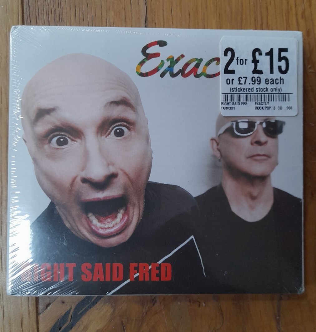 RIGHT SAID FRED Exactly! (2017) 12-track CD album digipak NEW/SEALED