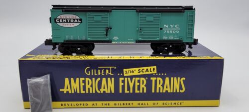 S-Gauge American Flyer 6-49048 New York Central Operating Box Car W/6 Boxes NIB