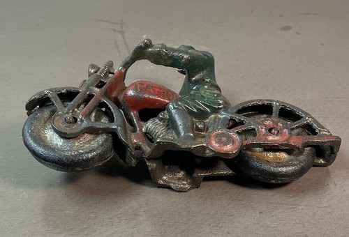 Vintage Cast Iron Motorcycle Cop - Picture 11 of 15