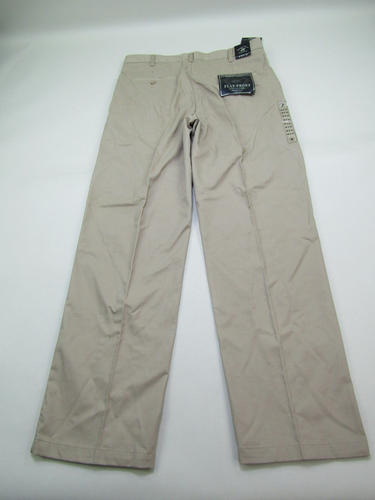 Beverly Hills Polo Club Flat Front Pants Mens 36x34 Individual Fit Tan Khaki NWT - Picture 11 of 15