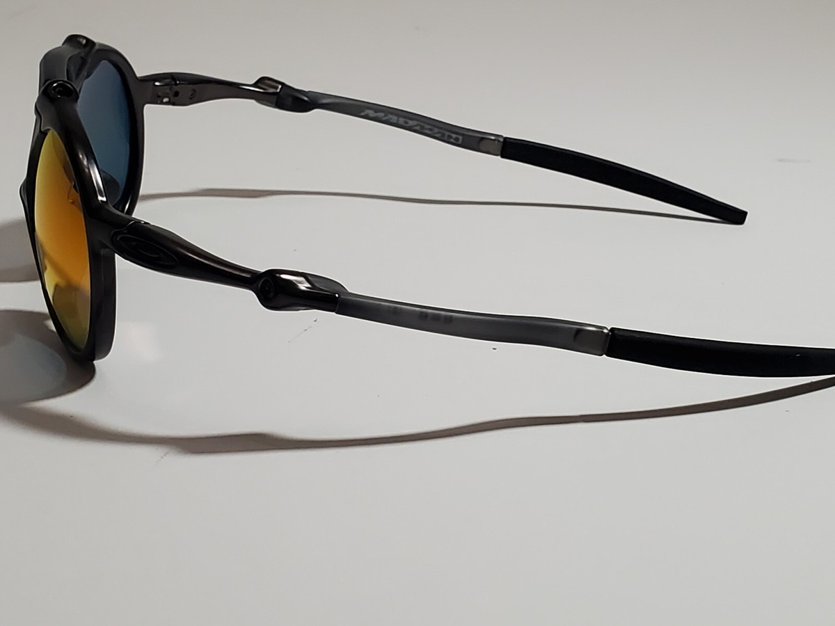 Oakley Madman Dark Carbon w/ Ruby Iridium Polarized | eBay