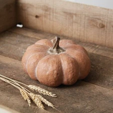 Large Resin Harvest Pumpkin Tabletops Holiday & Seasonal Decorative Collection
