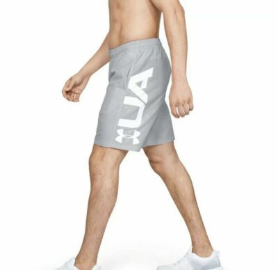 NWT Mens Under Armour UA Woven Graphic Emboss Shorts Gray XXL Free Shipping  | eBay
