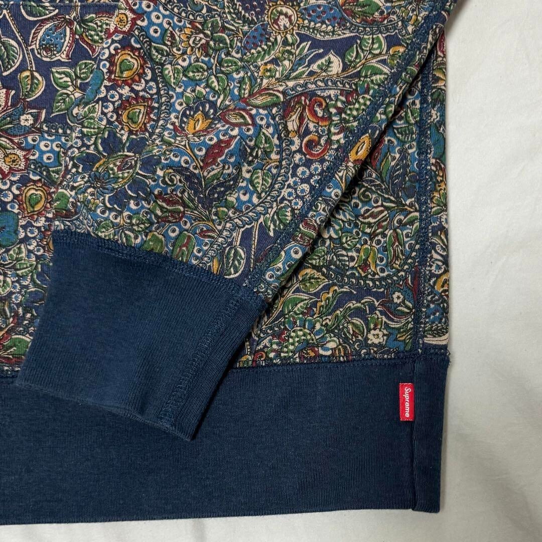 Supreme Paisley Hoodie 2011 Navy size M Vintage Small Box Logo 