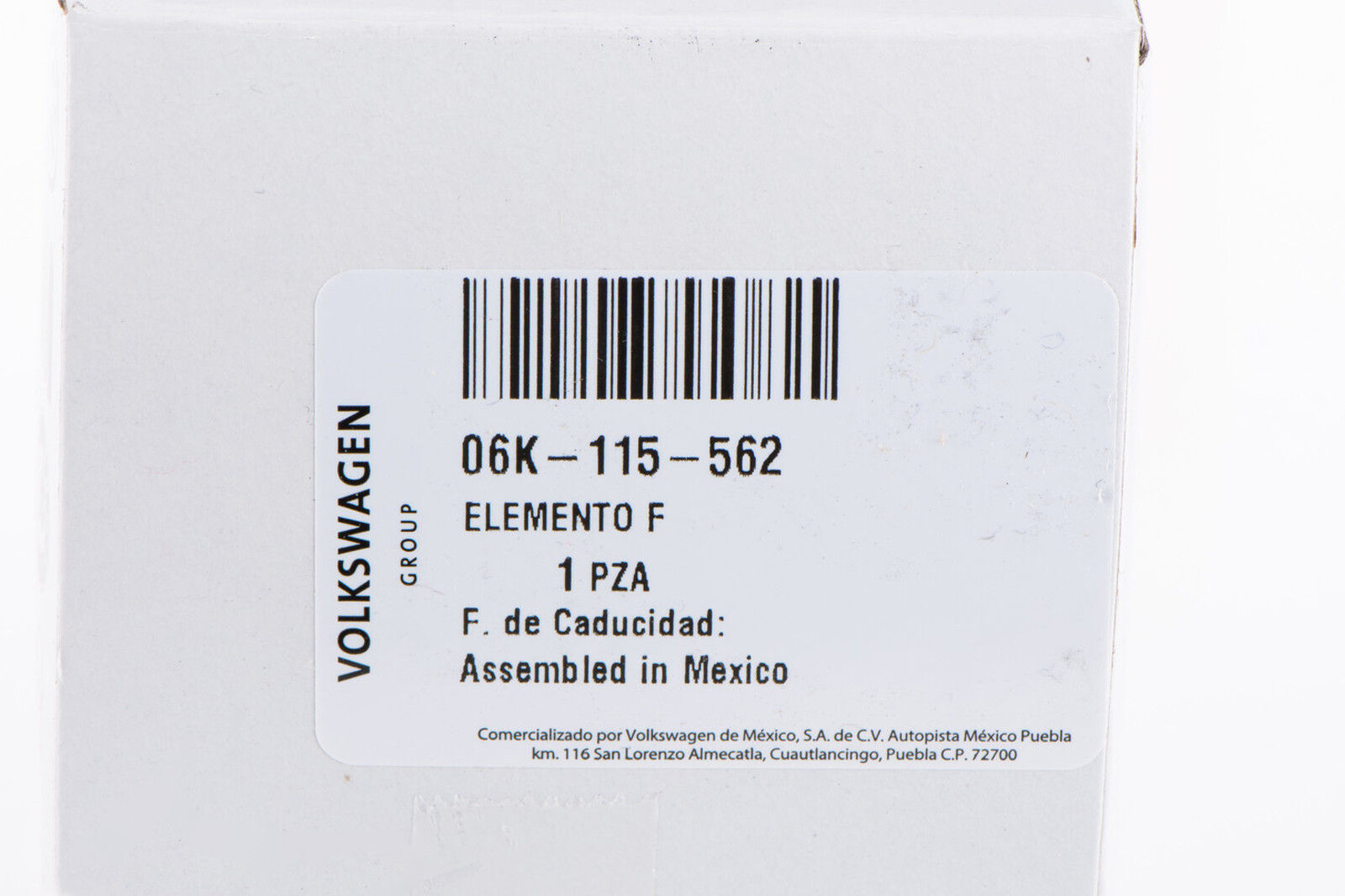OEM VW Volkswagen 1.8 2.0 Engine Oil Filter Golf Jetta Passat Beetle 06L115562B