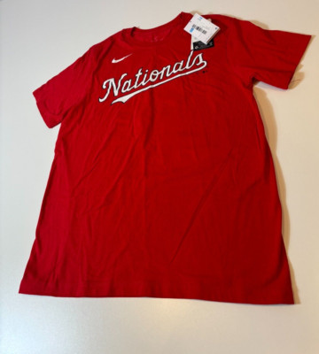 Nike MLB Washington Nationals CJ Abrams 5 T Shirt Men's Medium Red NWT