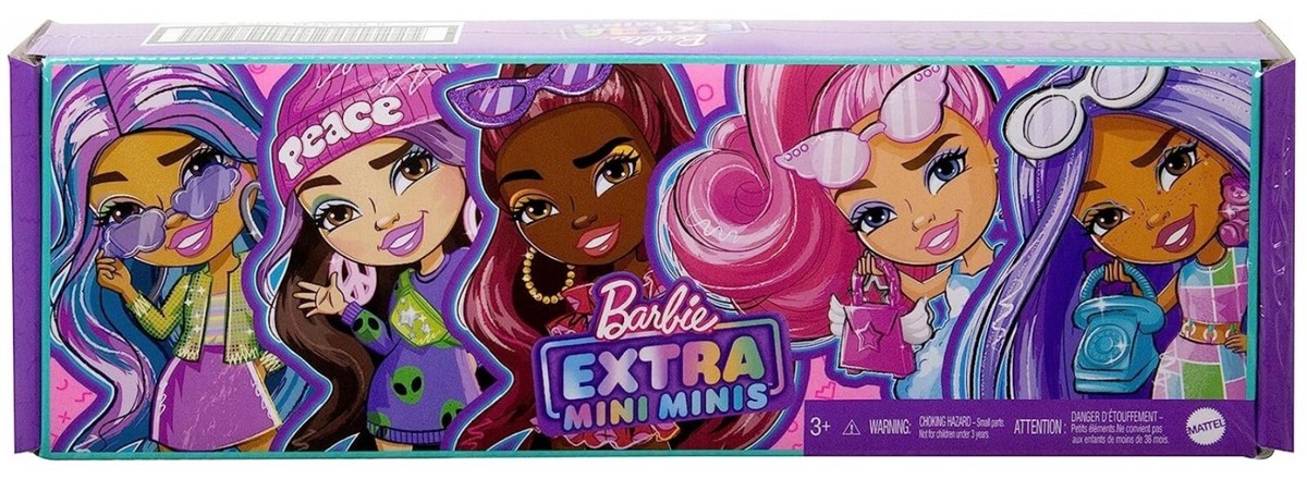 BARBIE EXTRA MINI MINIS DOLL set of 5 dolls HPN09 Mattel | eBay