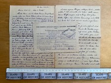 Gefangenenpost DRK Brief POW UDSSR Moskau n. Itzstedt Oldesloe Fam Zuchowski B17