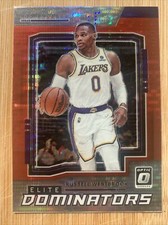 2021-22 Panini Donruss Optic Russell Westbrook Elite Dominators RED PULSAR Prizm