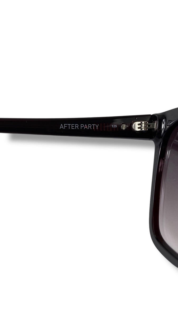 Quay Sunglasses After Party Oversize Square Dark Brown  display picture 3