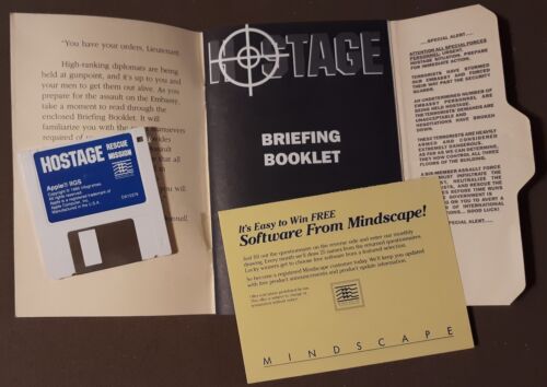Hostage Rescue Mission von Mindscape für Apple IIgs 3,5 Zoll Festplatte 1989 - Bild 2 von 2