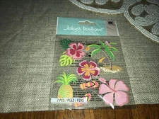 Jolee’s Boutique Scrapbooking Stickers Hawaiian Tropical Flowers