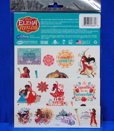 Latino Elena of Avalor Party Set # 14 Plates Tablecover Invites Banner Tattoos - Picture 7 of 7