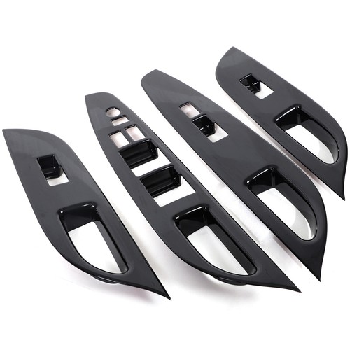 Glossy Black Car Window Lift Frame Trim Styling Cover For Infiniti G25 G37 10-13 - Picture 7 of 11