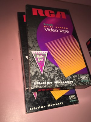 RCA T-120 Videokassette Gebraucht, 3er Pack