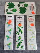 Scrapbook Stickers LOT OPAL Hummingbirds Dragonflies  Grossman's Retired NEW #38