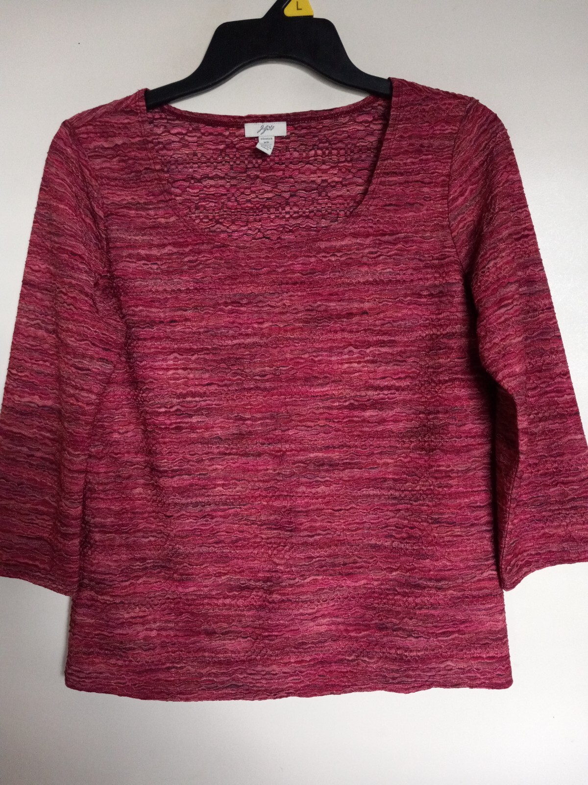 J Jill Women's Pullover Multicolor Textured Shirt Top Size XS