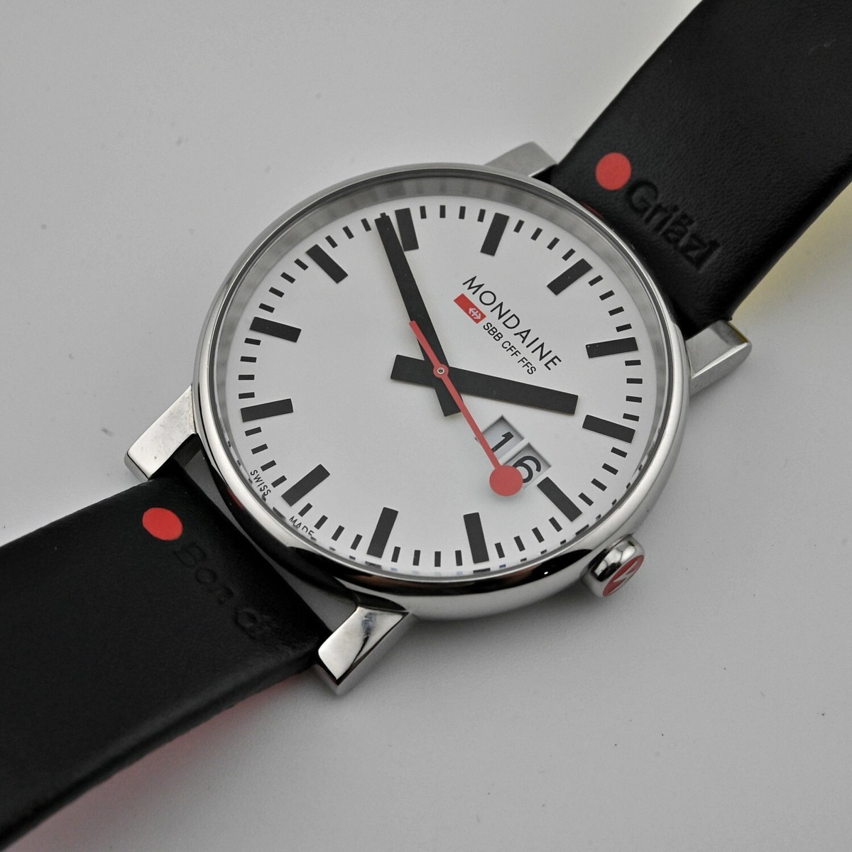 Mondaine Gottardo 2016 Limited EVO Big Date 40mm A627.30303GOT.SET 