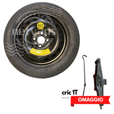 Ruotino di Scorta 16" per Nissan Micra (CRIC OMAGGIO) 125/70R16