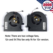 New CPU GPU 12V Fan for HP OMEN 15-EK 15-EN TPN-Q236 M04215-001 M04216-001