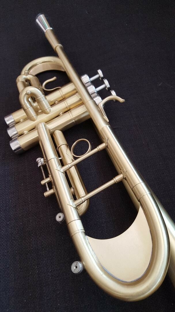 トランペット　berkeley Berkeley 5'3/8 Big Bell Silver Trumpet w/Flip-Key Leadpipes