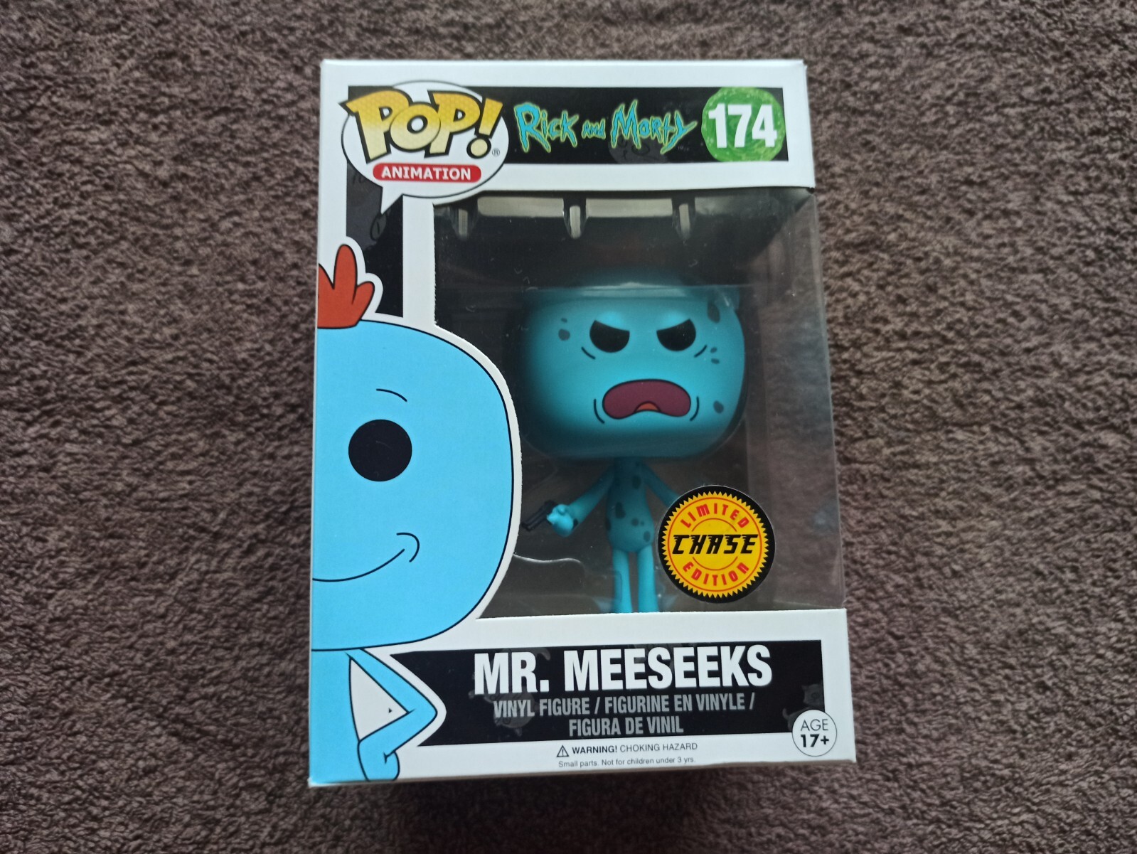 Funko Pop Mr. Meeseeks Chase Rick And Morty