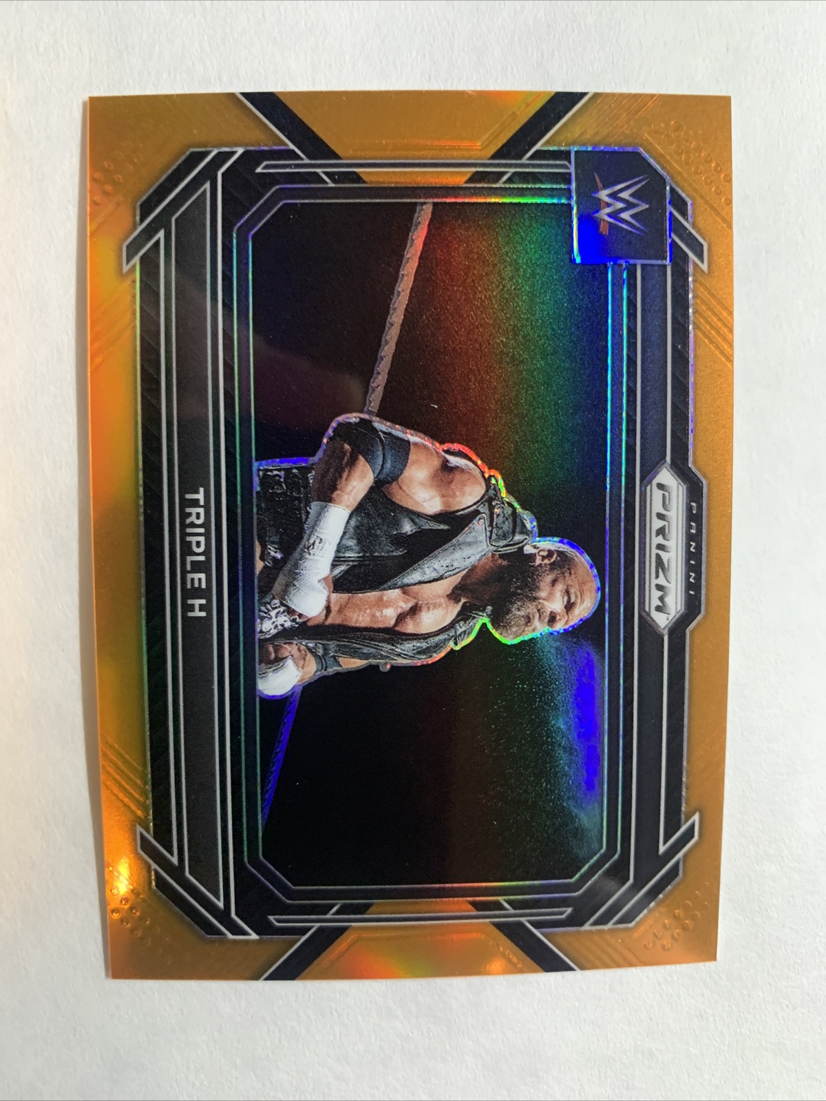 2023 WWE Panini Prizm Triple H Orange Prizm 20/99 #71